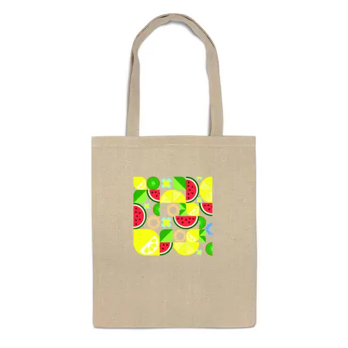 Заказать сумку в Москве. Сумка летние фрукты от Марина Кольцова - готовые дизайны и нанесение принтов.