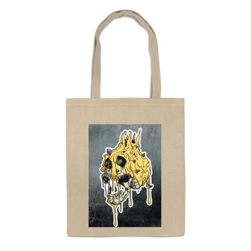 Заказать сумку в Москве. Сумка Gold skull от scoopysmith - готовые дизайны и нанесение принтов.