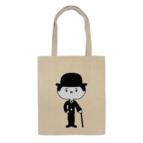 Заказать сумку в Москве. Сумка Чарли Чаплин от coolmag - готовые дизайны и нанесение принтов.