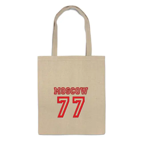 Заказать сумку в Москве. Сумка 77 Moscow white от Muhammad Ruziev - готовые дизайны и нанесение принтов.