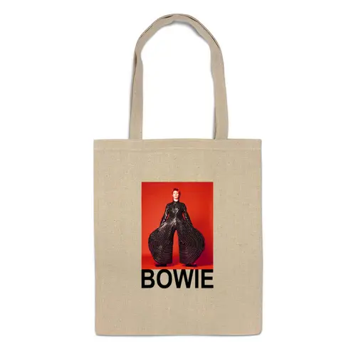 Заказать сумку в Москве. Сумка David Bowie от cherdantcev - готовые дизайны и нанесение принтов.