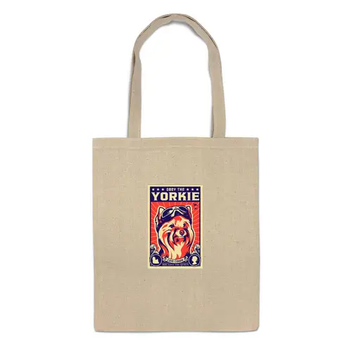 Заказать сумку в Москве. Сумка Собака: YORKIE от Виктор Гришин - готовые дизайны и нанесение принтов.