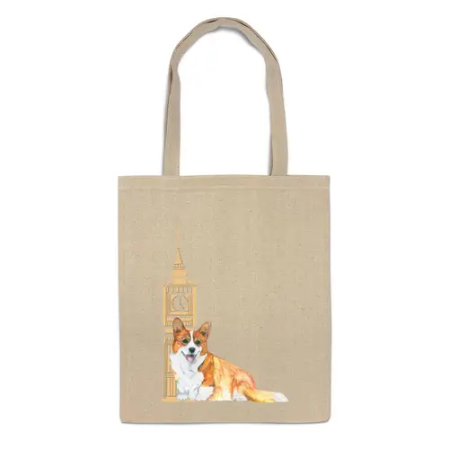 Заказать сумку в Москве. Сумка Моя любимая собака от juliafast77 - готовые дизайны и нанесение принтов.