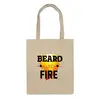 Заказать сумку в Москве. Сумка Beard Like Fire от Borodachi - готовые дизайны и нанесение принтов.