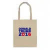 Заказать сумку в Москве. Сумка Trump 2016 от skynatural - готовые дизайны и нанесение принтов.