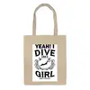 Заказать сумку в Москве. Сумка Dive like a Girl от enjoydiving - готовые дизайны и нанесение принтов.
