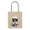 Заказать сумку в Москве. Сумка Обезьяна космонавт от denis01001 - готовые дизайны и нанесение принтов.