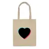 Заказать сумку в Москве. Сумка Тик Ток Сердце от MariYang  - готовые дизайны и нанесение принтов.