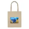 Заказать сумку в Москве. Сумка Синий слон от rikart - готовые дизайны и нанесение принтов.