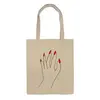 Заказать сумку в Москве. Сумка Женская рука от Wax  - готовые дизайны и нанесение принтов.