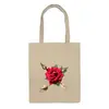 Заказать сумку в Москве. Сумка Rose Low Poly vector от natulia_hatulia@yahoo.com - готовые дизайны и нанесение принтов.