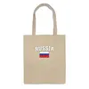 Заказать сумку в Москве. Сумка Флаг - Россия  от iZOMBIE - готовые дизайны и нанесение принтов.