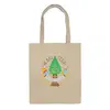 Заказать сумку в Москве. Сумка Не для тебя в лесу ёлочка росла (Color) от newyear - готовые дизайны и нанесение принтов.