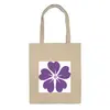 Заказать сумку в Москве. Сумка фиолетовая лилия от nikol - готовые дизайны и нанесение принтов.