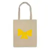 Заказать сумку в Москве. Сумка желтый бант от nikol - готовые дизайны и нанесение принтов.