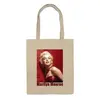 Заказать сумку в Москве. Сумка Marilyn Monroe red от KinoArt - готовые дизайны и нанесение принтов.