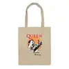 Заказать сумку в Москве. Сумка Freddie Mercury - Queen от Leichenwagen - готовые дизайны и нанесение принтов.