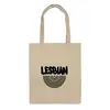 Заказать сумку в Москве. Сумка Lesbian (BLACK) от ZakonVash - готовые дизайны и нанесение принтов.