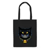 Заказать сумку в Москве. Сумка злой кот от queen  - готовые дизайны и нанесение принтов.
