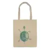 Заказать сумку в Москве. Сумка Скелет черепахи от BeliySlon - готовые дизайны и нанесение принтов.