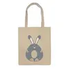 Заказать сумку в Москве. Сумка заяц с розовыми ушами от nikol - готовые дизайны и нанесение принтов.
