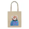 Заказать сумку в Москве. Сумка Красная панда от elia21 - готовые дизайны и нанесение принтов.