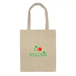 Заказать сумку в Москве. Сумка Go vegan от Antaya - готовые дизайны и нанесение принтов.