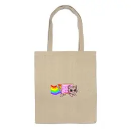 Заказать сумку в Москве. Сумка Nyan cat от YellowCloverShop - готовые дизайны и нанесение принтов.