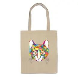Заказать сумку в Москве. Сумка Кот (Cat) от fanart - готовые дизайны и нанесение принтов.