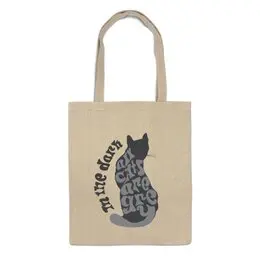 Заказать сумку в Москве. Сумка Gray cat от frau - готовые дизайны и нанесение принтов.