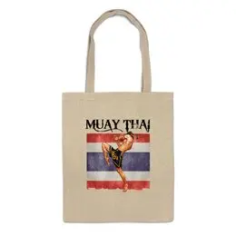 Заказать сумку в Москве. Сумка Muay Thai Муай Тай Тайский Бокс от Combat Wear - готовые дизайны и нанесение принтов.