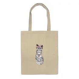 Заказать сумку в Москве. Сумка Gansta cat от sashadasha - готовые дизайны и нанесение принтов.