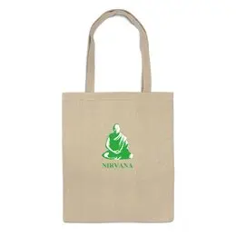 Заказать сумку в Москве. Сумка Nirvana-green от LINGAM ART | lingam.ord@gmail.com - готовые дизайны и нанесение принтов.