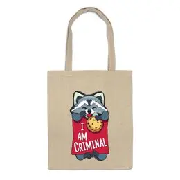 Заказать сумку в Москве. Сумка I Am Criminal от MariYang  - готовые дизайны и нанесение принтов.