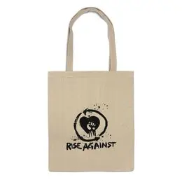 Заказать сумку в Москве. Сумка Rise Against от BURNSHIRTS - готовые дизайны и нанесение принтов.