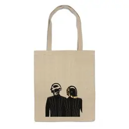 Заказать сумку в Москве. Сумка Daft Punk - Electoma  от KinoArt - готовые дизайны и нанесение принтов.