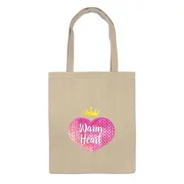 Заказать сумку в Москве. Сумка Теплое сердце от Antaya - готовые дизайны и нанесение принтов.