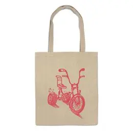 Заказать сумку в Москве. Сумка Велосипед от qwere - готовые дизайны и нанесение принтов.