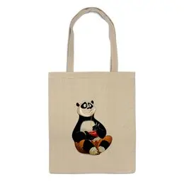 Заказать сумку в Москве. Сумка Кунг фу панда от YellowCloverShop - готовые дизайны и нанесение принтов.
