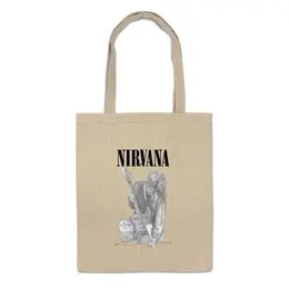 Заказать сумку в Москве. Сумка Kurt Cobain  от rancid - готовые дизайны и нанесение принтов.
