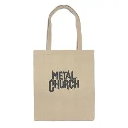 Заказать сумку в Москве. Сумка Metal Church от Fedor - готовые дизайны и нанесение принтов.