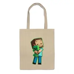 Заказать сумку в Москве. Сумка Майнкрафт Minecraft от MariYang  - готовые дизайны и нанесение принтов.