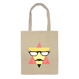 Заказать сумку в Москве. Сумка  Triangular Face от ZakonVash - готовые дизайны и нанесение принтов.