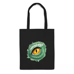 Заказать сумку в Москве. Сумка Глаз зеленого дракона от tigerda  - готовые дизайны и нанесение принтов.