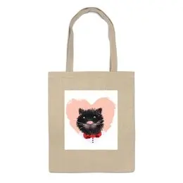 Заказать сумку в Москве. Сумка Портрет кота от Anna Lomachenko - готовые дизайны и нанесение принтов.
