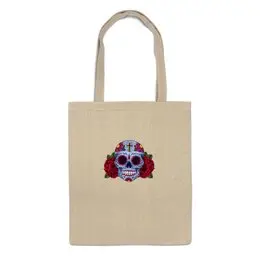 Заказать сумку в Москве. Сумка Мексиканский череп от Антон Величко - готовые дизайны и нанесение принтов.