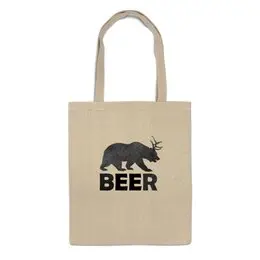 Заказать сумку в Москве. Сумка Beer (bear) от Ксения Золотухина - готовые дизайны и нанесение принтов.