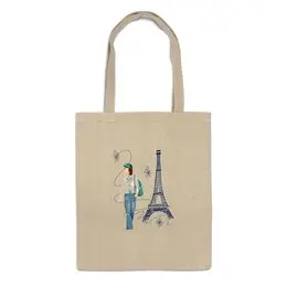 Заказать сумку в Москве. Сумка Парижанка от Виктор Гришин - готовые дизайны и нанесение принтов.