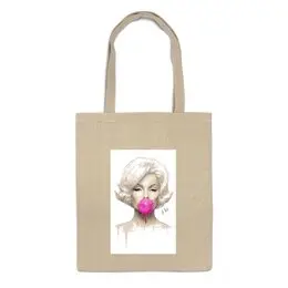 Заказать сумку в Москве. Сумка Marilyn Monroe  от Ксения Мироедова - готовые дизайны и нанесение принтов.