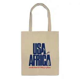 Заказать сумку в Москве. Сумка USA for Africa от symbols - готовые дизайны и нанесение принтов.